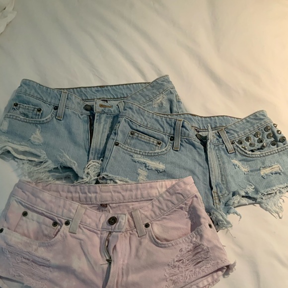 Carmar Jean Shorts Lot of 3 Size 24/25 - Picture 1 of 4